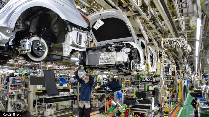 A Toyota assembly line