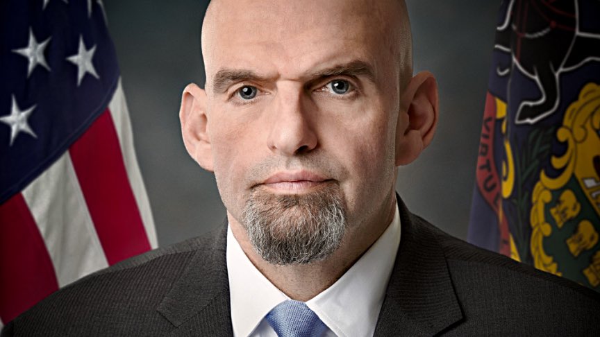 Portrait of Senator John Fetterman (D-PA).