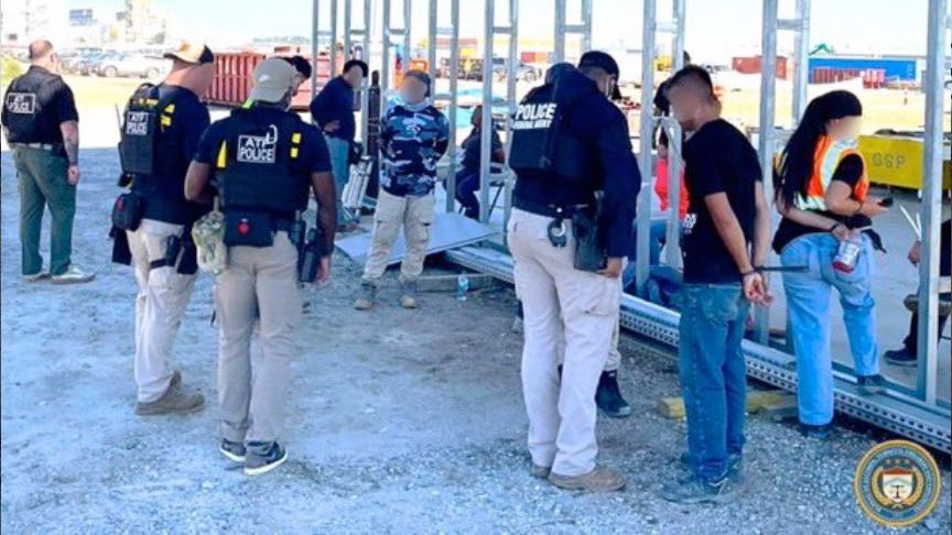 Federal agents arrest illegal alien workers at a Hyundai battery facility in Georgia.